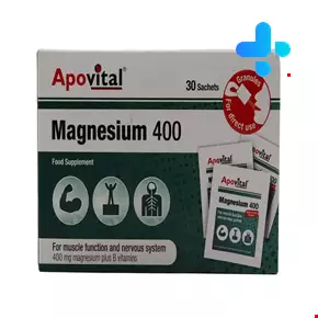 Apovital Magnesium 400 mg 30 Sachet