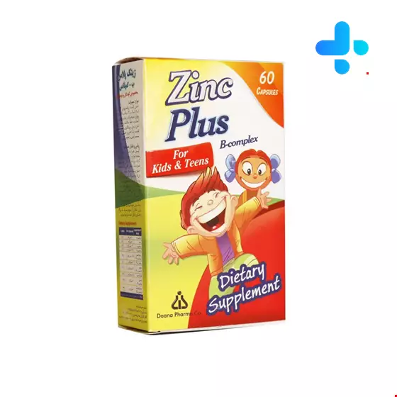 Dana Zink Plus B Complex For Kids And Teens 60 Capsules
