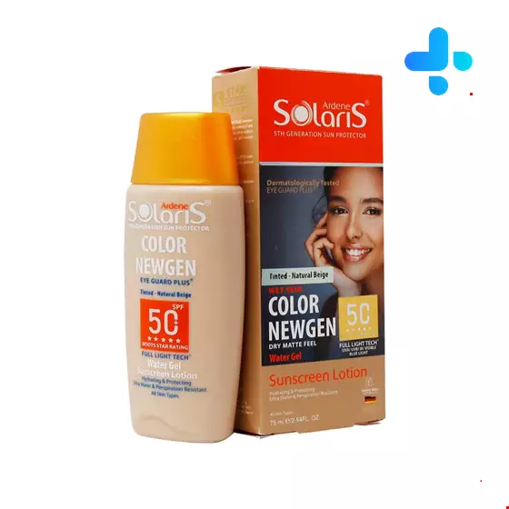 Ardene Solaris Color Newgen Sunscreen Lotion Water Gel 75 Ml