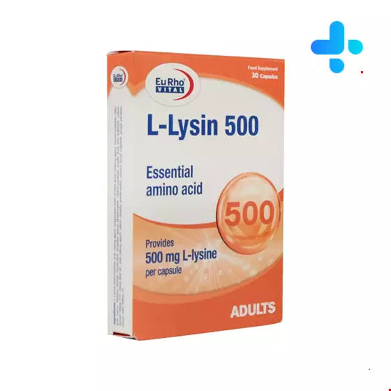 Eurho Vital L Lysin 500 Mg 30 Capsules