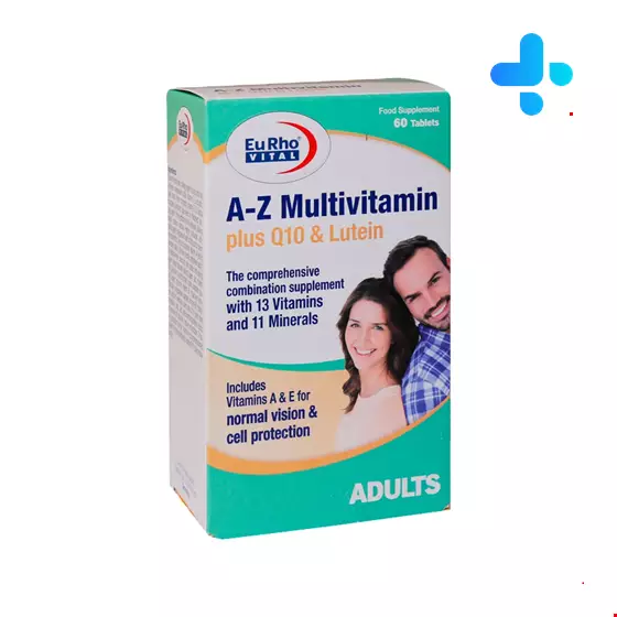 Eurhovital AZ Multivitamin Plus Q10 And Lutein 60 Tablets