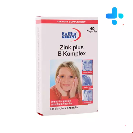 Eurhovital Zink Plus B Komplex ۴۰ Capsules