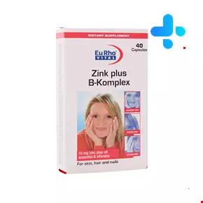 Eurhovital Zink Plus B Komplex ۴۰ Capsules