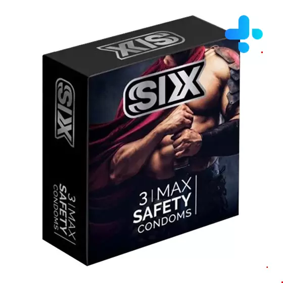 SIX Max Safety Condom 3 Packs