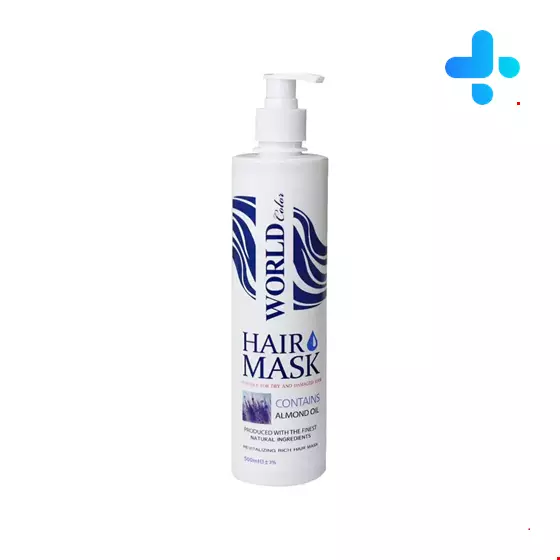 World Color Hair Mask with Almond Oil 500ml